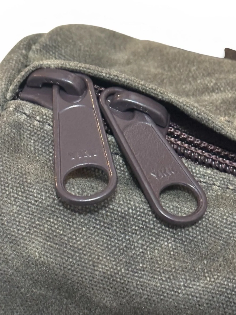 FROST RIVER Sawbill Trail Handlebar Bag - Waxed Canvas & Leather $70 Retail NWOT